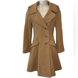Wool Fit Flare Coat
